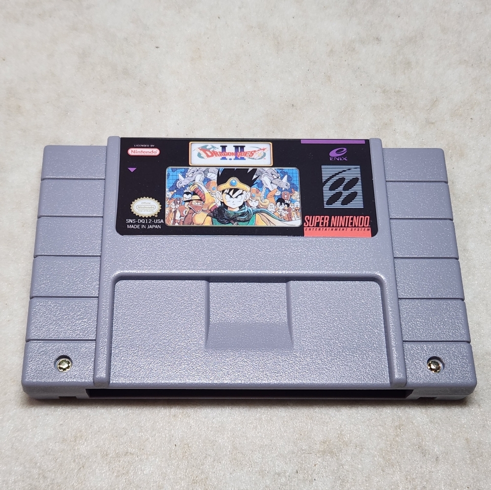 Dragon Quest 1 + 2 Nintendo SNES English Translated